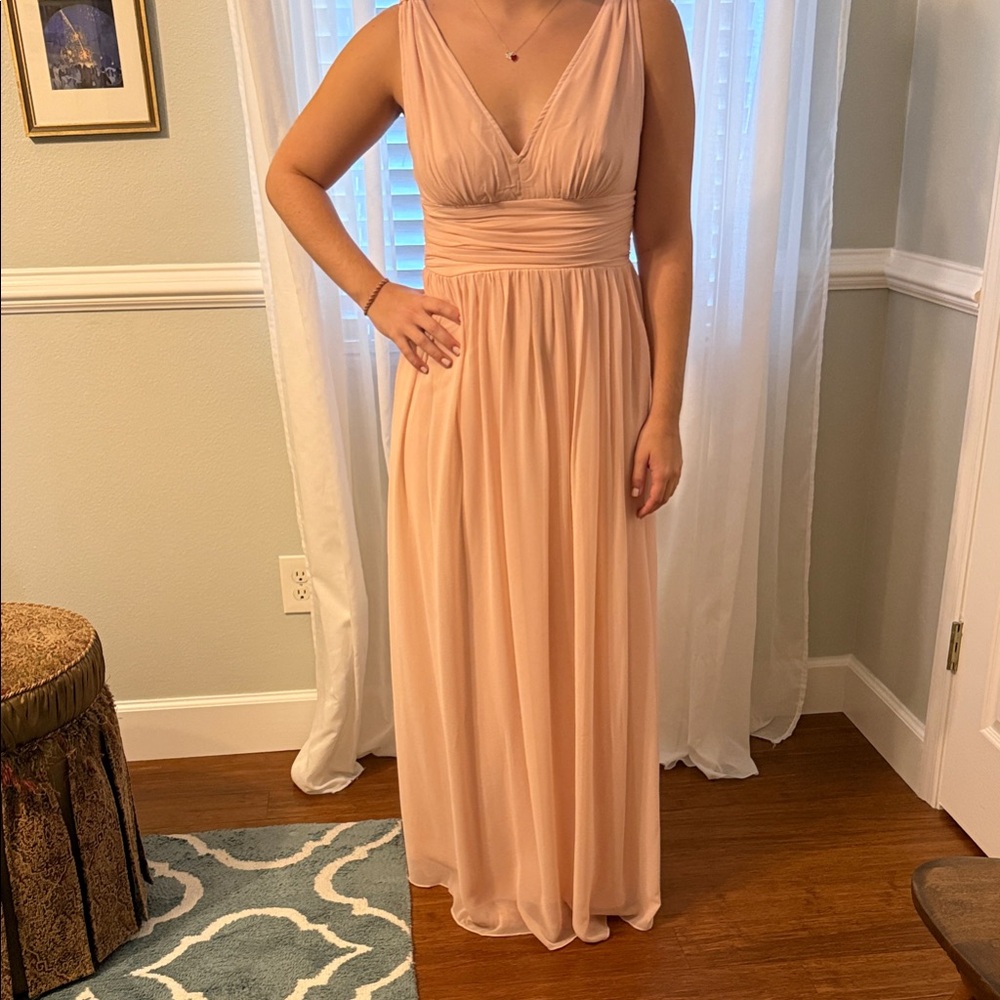 Elegant Pink Blush Gown